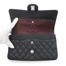 Load image into Gallery viewer, CHANEL Matelasse ChainShoulder Bag BlackA01112 Caviar Leather Size 25
