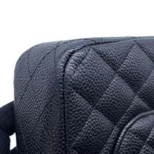 Load image into Gallery viewer, CHANEL Matelasse ChainShoulder Bag BlackA01112 Caviar Leather Size 25
