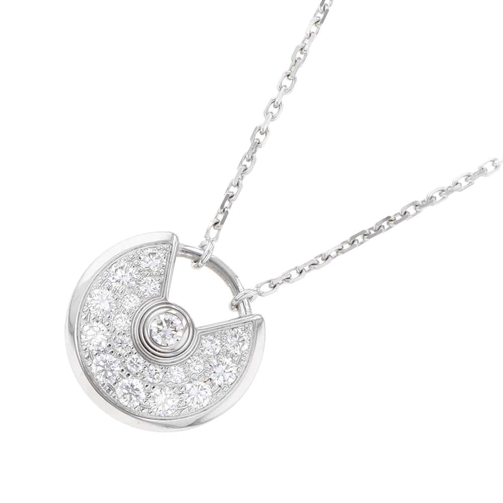 CARTIER Amulette by Cartier Necklace Size XSB3047300 18K White Gold
