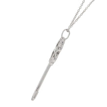 Load image into Gallery viewer, TIFFANY&amp;Co. Quatra Heart Key Necklace Pt950
