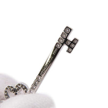 Load image into Gallery viewer, TIFFANY&amp;Co. Quatra Heart Key Necklace Pt950
