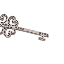 Load image into Gallery viewer, TIFFANY&amp;Co. Quatra Heart Key Necklace Pt950
