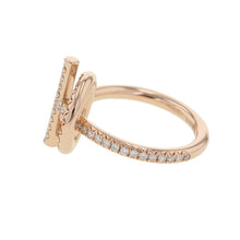 Load image into Gallery viewer, HERMES EchappeeRing Size SM/48/#8 18K Pink Gold
