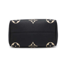 Load image into Gallery viewer, LOUIS VUITTON Speedy Bandouliere Noir/BeigeM58947 Bicolor Monogram Empreinte Leather Size 25
