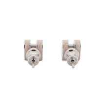 Load image into Gallery viewer, HERMES Pop Ash Earrings Size Mini Rose Dragee Metal Lacquer
