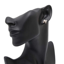 Load image into Gallery viewer, HERMES Pop Ash Earrings Size Mini Rose Dragee Metal Lacquer

