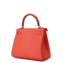 将图像加载到图库查看器中，HERMES Kelly Retourne Orange Field Swift Leather Size 25
