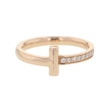 将图像加载到图库查看器中，TIFFANY&amp;Co. T One Narrow Ring Size #1167795369 18K Pink Gold
