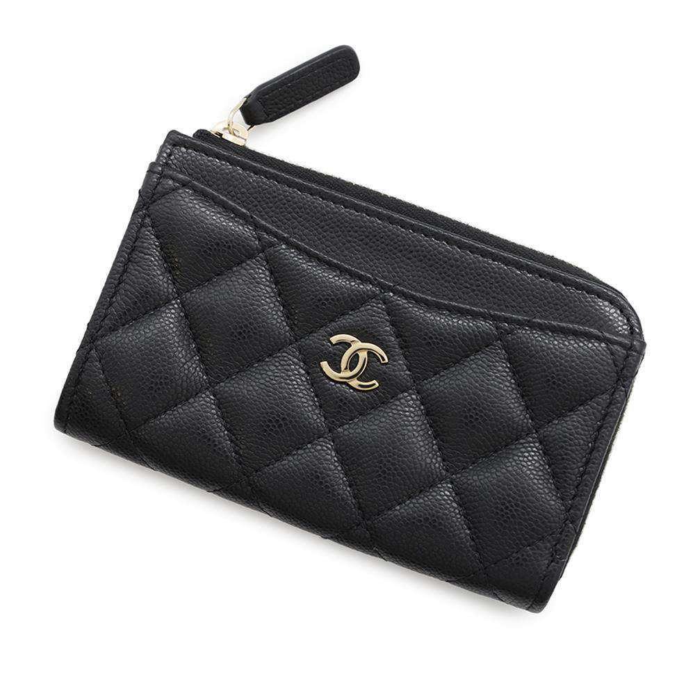 CHANEL Matelasse Coin purse BlackAP3179 Caviar Leather