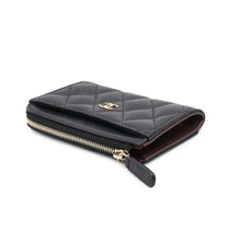 将图像加载到图库查看器中，CHANEL Matelasse Coin purse BlackAP3179 Caviar Leather
