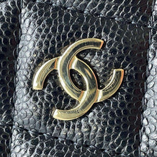 将图像加载到图库查看器中，CHANEL Matelasse Coin purse BlackAP3179 Caviar Leather
