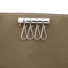 将图像加载到图库查看器中，HERMES Bearn Key Case Etoupe Chevre Myzore Goatskin
