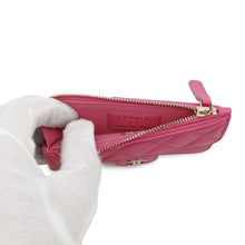 将图像加载到图库查看器中，CHANEL Timeless Classic Coin Card Case PinkAP0767 Caviar Leather
