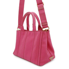 Load image into Gallery viewer, PRADA Canapa ShoulderTote Bag Pink1BG439 Canvas

