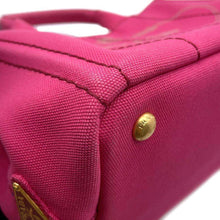 Load image into Gallery viewer, PRADA Canapa ShoulderTote Bag Pink1BG439 Canvas
