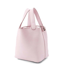 Load image into Gallery viewer, HERMES Picotin Lock mauve pail Taurillon Clemence Size PM
