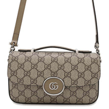 Load image into Gallery viewer, GUCCI PETITE GG GG Supreme Mini ChainShoulder Bag Beige/Brown739722 PVC Leather Size Mini
