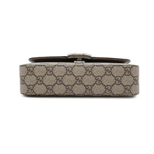 Load image into Gallery viewer, GUCCI PETITE GG GG Supreme Mini ChainShoulder Bag Beige/Brown739722 PVC Leather Size Mini
