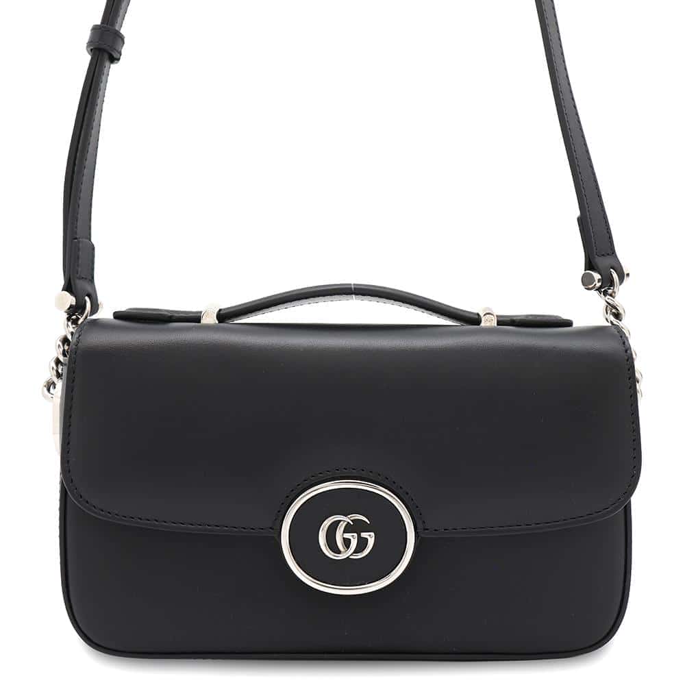 GUCCI Petite Mini Black739722 Leather Size Mini