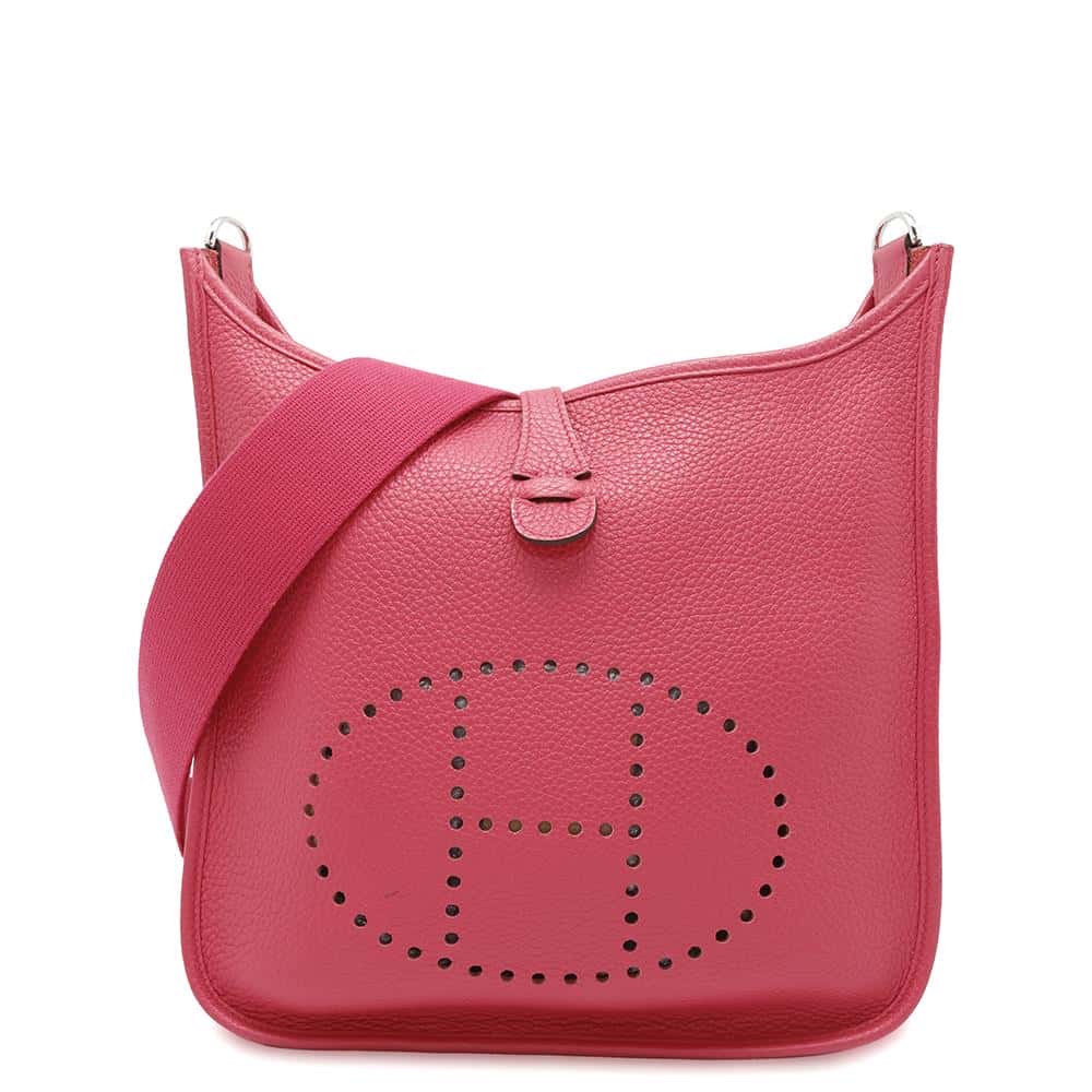 HERMES Evelyne 3 Rose Extreme Taurillon Clemence Size PM