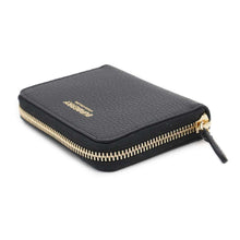 Load image into Gallery viewer, BURBERRY Zip Around Leather Wallet Black Leather
