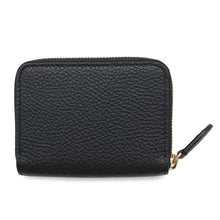Load image into Gallery viewer, BURBERRY Zip Around Leather Wallet Black Leather
