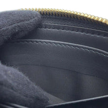 Load image into Gallery viewer, BURBERRY Zip Around Leather Wallet Black Leather
