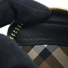 Load image into Gallery viewer, BURBERRY Zip Around Leather Wallet Black Leather
