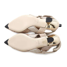 将图像加载到图库查看器中，FENDI Colibri Pumps Pink Canvas Size 34H
