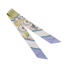 将图像加载到图库查看器中，HERMES Twilly Folding Carriage Jaune/Claim/Mauve Silk100%

