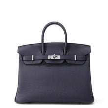 Load image into Gallery viewer, HERMES Birkin Blue Nuit Togo Leather Size 25
