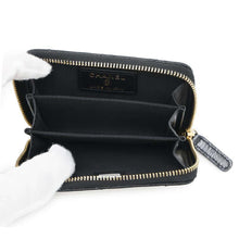 Load image into Gallery viewer, CHANEL Matelasse zip coin purse BlackAP4262 Patent Calf Leather
