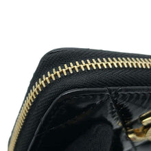 Load image into Gallery viewer, CHANEL Matelasse zip coin purse BlackAP4262 Patent Calf Leather
