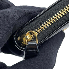 Load image into Gallery viewer, CHANEL Matelasse zip coin purse BlackAP4262 Patent Calf Leather
