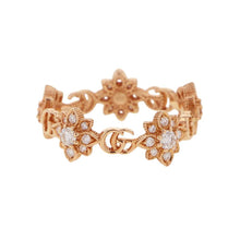 Load image into Gallery viewer, GUCCI Flora Ring Size 12 18K Pink Gold

