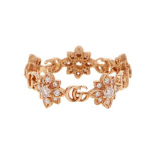 Load image into Gallery viewer, GUCCI Flora Ring Size 12 18K Pink Gold
