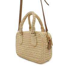 Load image into Gallery viewer, MIUMIU Arkady Crochet Bag Natural5BB123 Raffia
