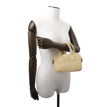Load image into Gallery viewer, MIUMIU Arkady Crochet Bag Natural5BB123 Raffia
