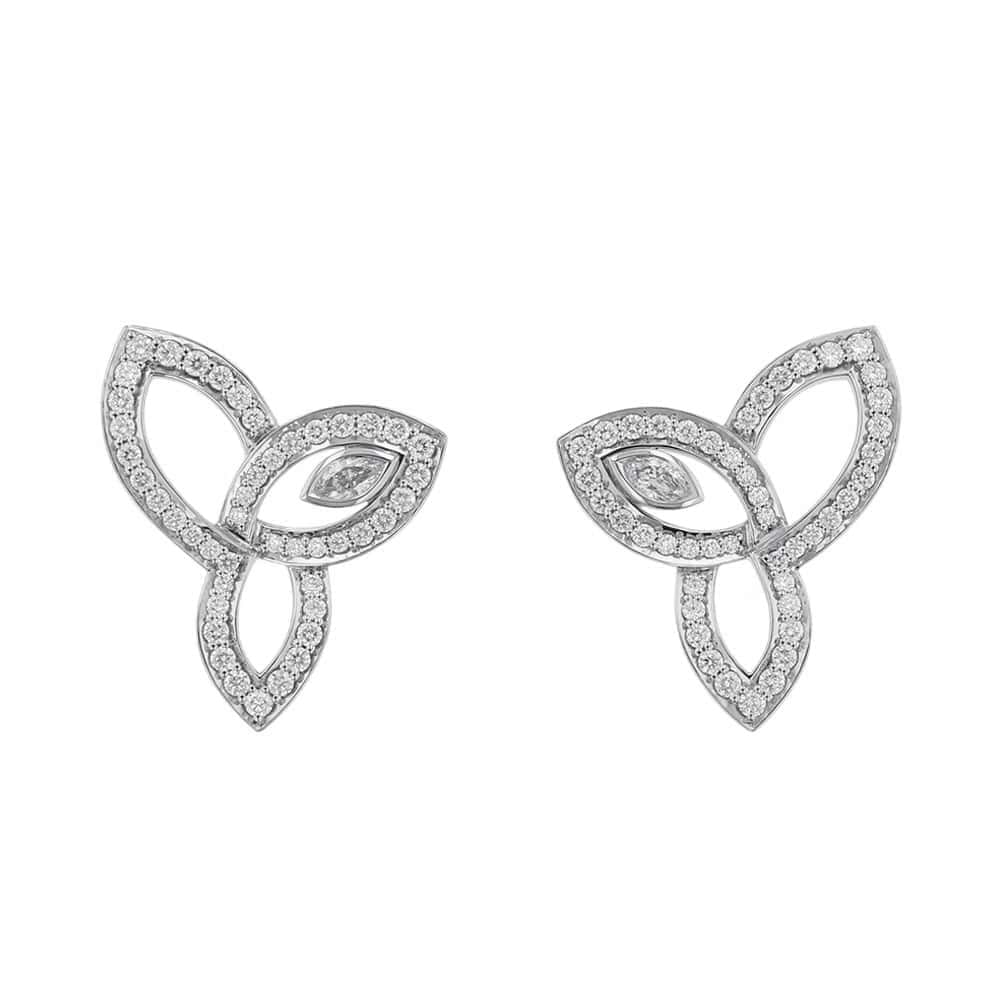 HARRY WINSTON Lily Cluster EarringsEADPMQRFLC Pt950