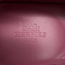 Load image into Gallery viewer, HERMES Mocassins Paris Suede Rose Aphrodite Chevre Leather Velour (Suede) Size 38
