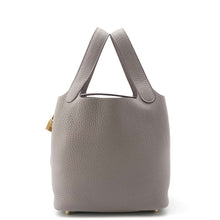 Load image into Gallery viewer, HERMES Picotin Lock Gris Meyer Taurillon Clemence Size PM
