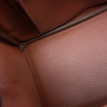 将图像加载到图库查看器中，HERMES Birkin Verso Magnolia/Sienne Taurillon Nobillo Size 25
