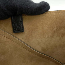 将图像加载到图库查看器中，LOEWE Puzzlefold Tote Bag BlackA657V25X01 Shiny Calf Leather Size Mini
