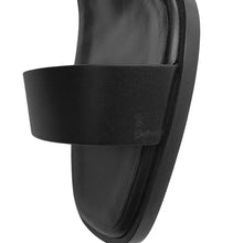 Load image into Gallery viewer, HERMES Sandals 《Cute》 60 Black Calf Leather Size 36
