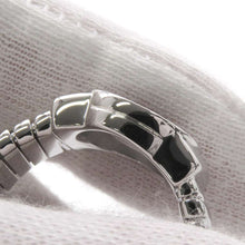Load image into Gallery viewer, BVLGARI Tubogas Ring Size Approximately22 18K White Gold
