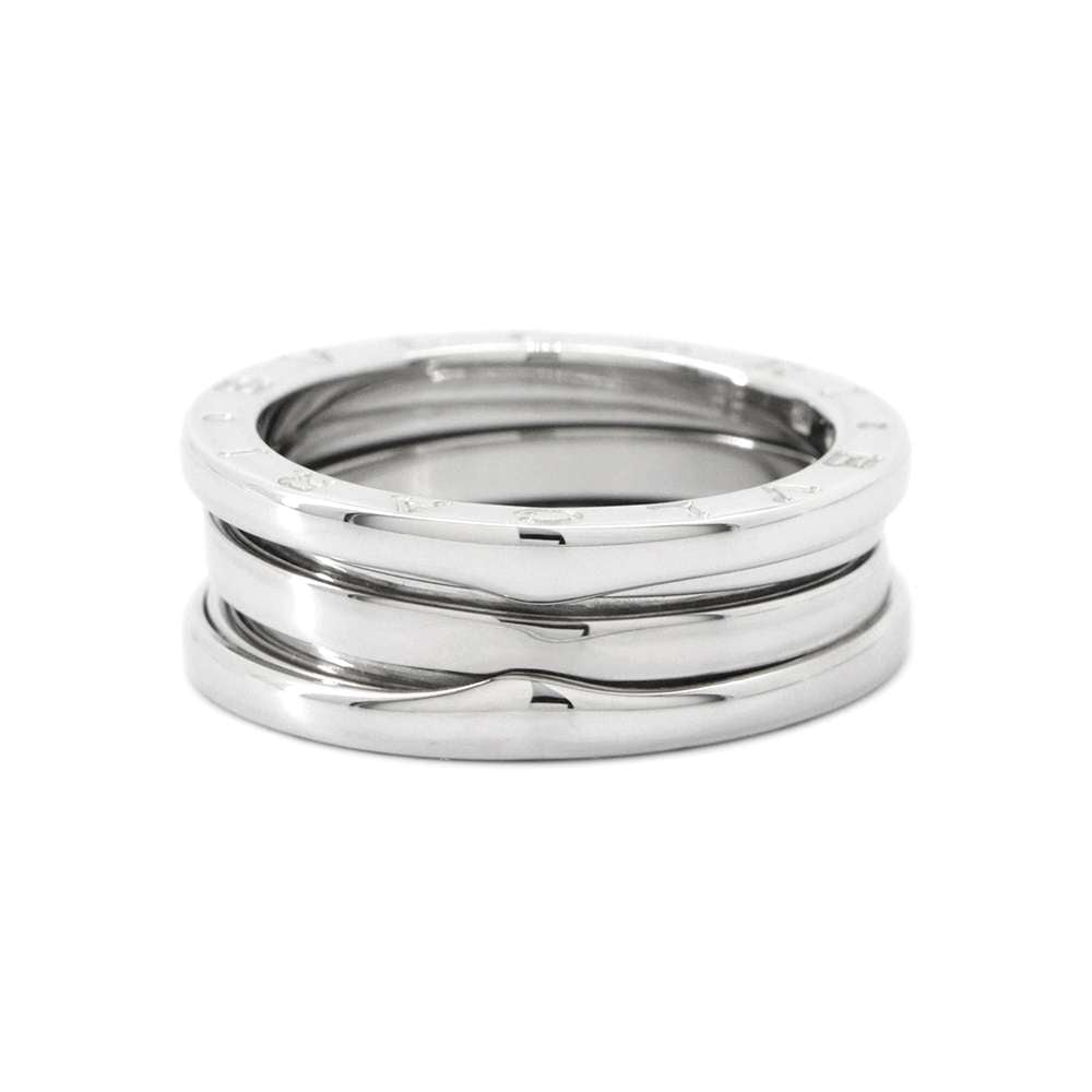BVLGARI B-zero1 Ring 2 bands Size 55/#15 18K White Gold