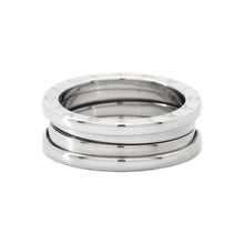 Load image into Gallery viewer, BVLGARI B-zero1 Ring 2 bands Size 55/#15 18K White Gold
