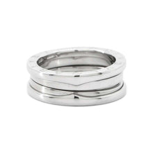 Load image into Gallery viewer, BVLGARI B-zero1 Ring 2 bands Size 55/#15 18K White Gold
