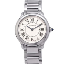 将图像加载到图库查看器中，CARTIER Ronde Must de Cartier Online Exclusive W29mm Stainless Steel Silver DialWSRN0033
