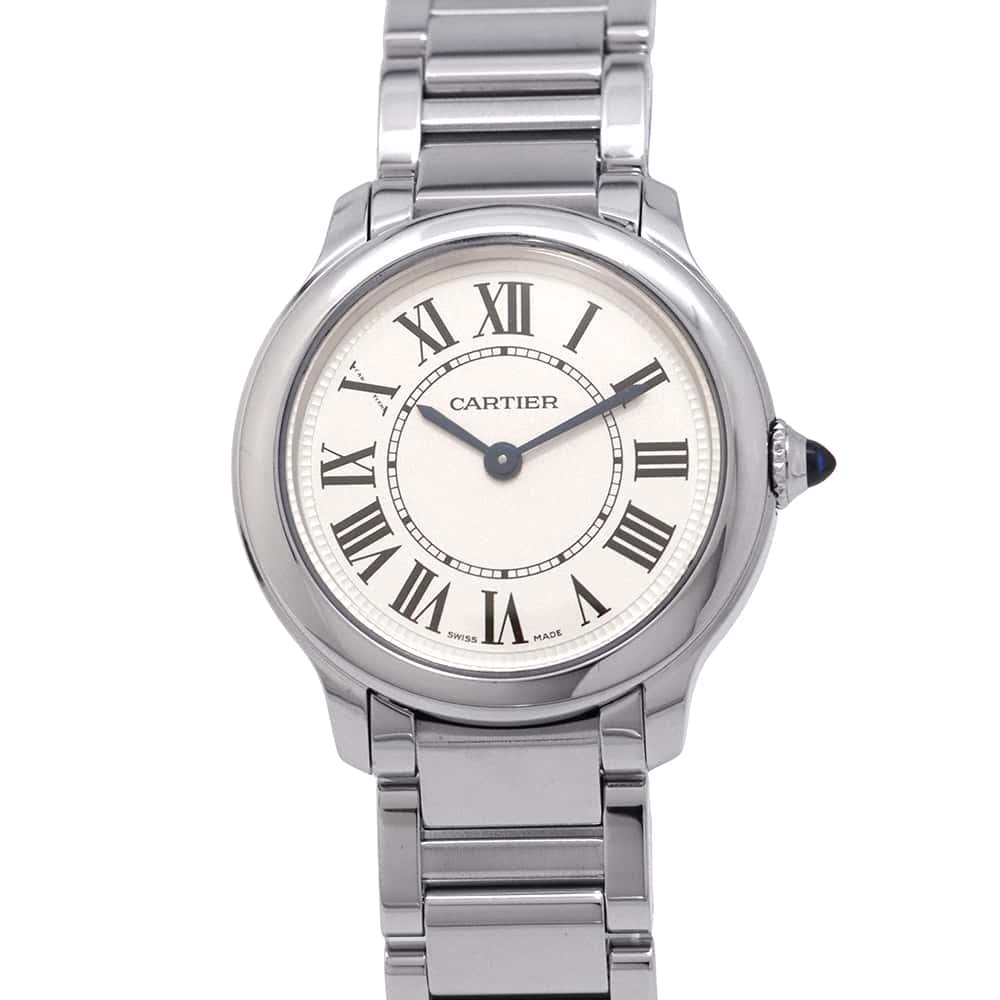 CARTIER Ronde Must de Cartier Online Exclusive W29mm Stainless Steel Silver DialWSRN0033